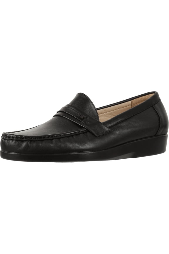 SAS Ace Slip On Comfort Loafer Black 13.5 N - Narrow (C)