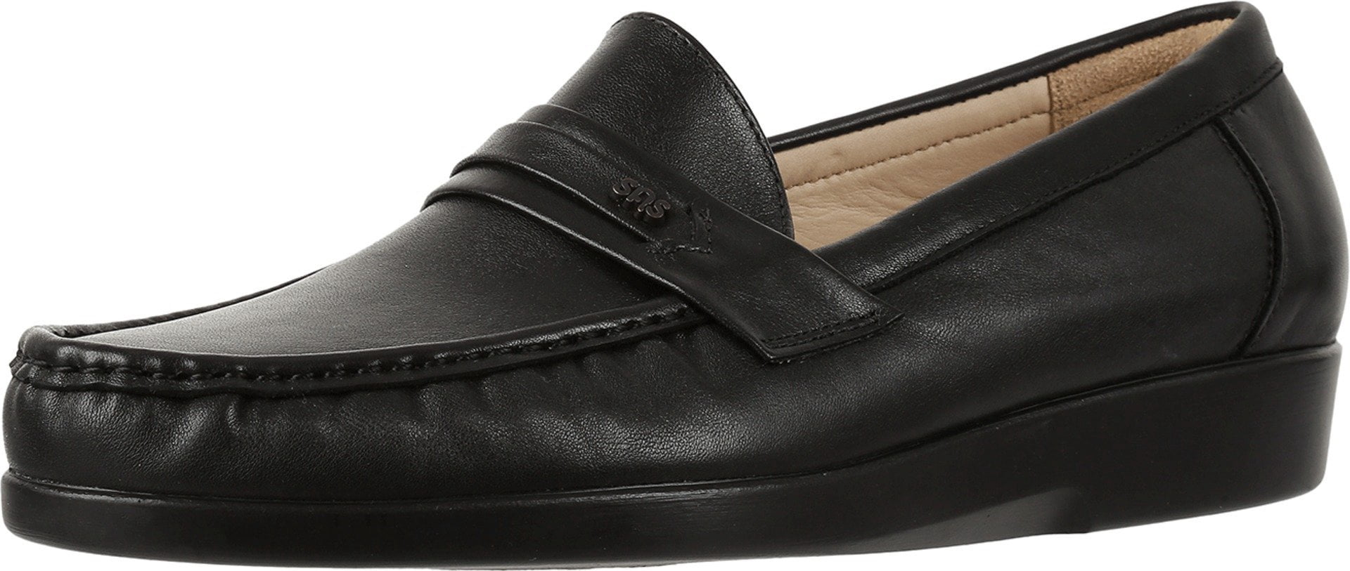 SAS Ace Slip On Comfort Loafer Black 13.5 S - Slim (B 
