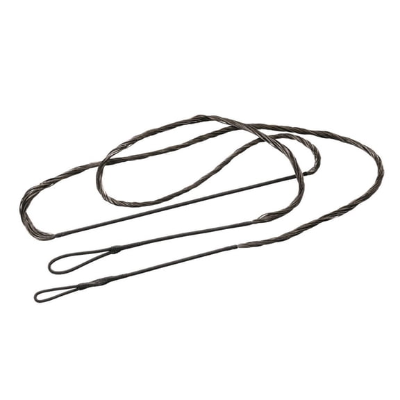SAS B-55 Dacron Replacement Traditional Recurve Bow String - Black - Made in USA - 12 Strands AMO 60 in (Actual 56 in)