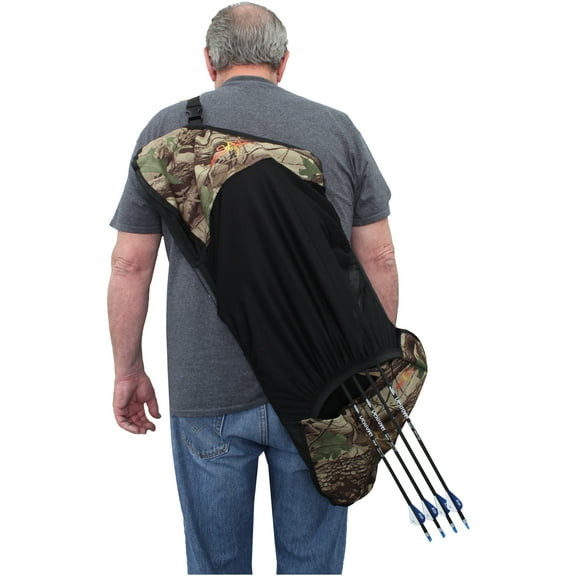 SAS Compound Bow Cover Sleeve Quick Slip Sling Case Design 36" Quiver Compatible