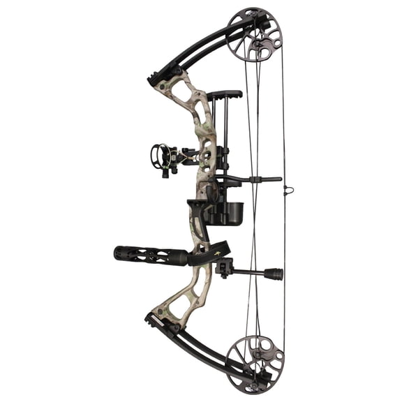 SAS Feud 25-70 Lbs Compound Bow Pro Package Fully Loaded Hunting Ready Combo