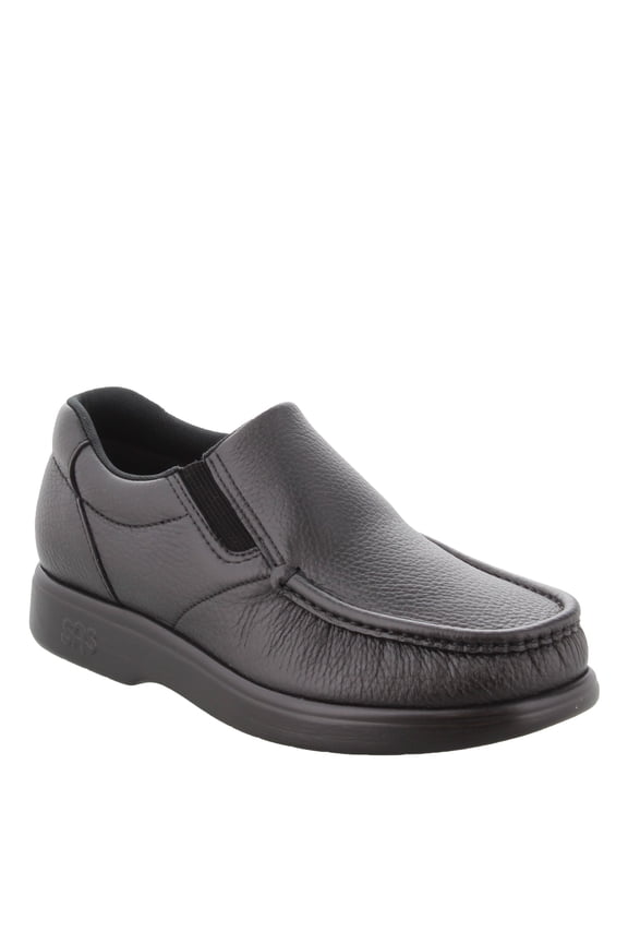 Men's, Side Gore Loafer Black 8 W