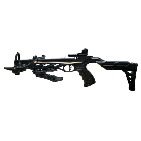 SAS Menace 80 185 FPS Rifle Crossbow with 3 Arrows & Strong (Black)