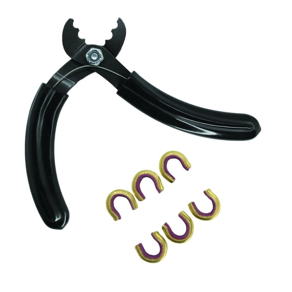 SAS Nok Set Plier for Archery Bowstring Nocking Point Tool with 6 x Nocks Set