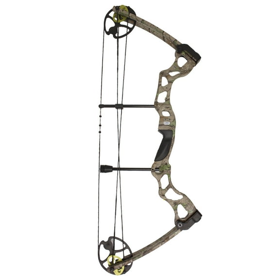 SAS Outrage 30-70 Lbs 25-31" Compound Bow Pro Hunting Ready Package Combo Target