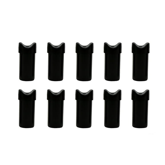 SAS Replacement Half Moon Nock End For Aluminum Crossbow Arrows Bolts - 10/Pack