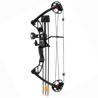 SAS Rex 25-55 Lb Quad Limb Compound Bow Package w/ Bow Sight, Arrow Rest, Quiver