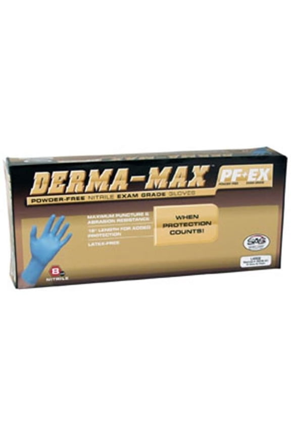 6608-40 Derma-Max Exam P.f. Nitrile- Large
