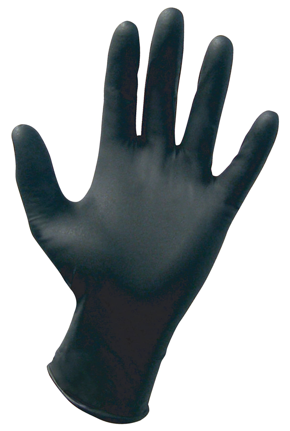 SAS Derma-Tuff Powder-Free Nitrile Gloves – 10 Boxes (1000 Gloves), 6 Mil, XL, Black