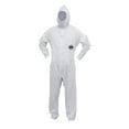 thumbnail image 1 of SAS Safety 6938 Moon suit Nylon Cotton Coverall, Large, White, 1 of 4