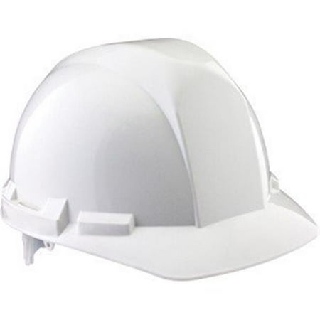 SAS Standard Hard Hat with 6-Point Adjustable Ratchet Suspension | Lightweight and Comfortable Protection for Construction | Complies with ANSI Z89.1, Type 1 Class E and G and C | White