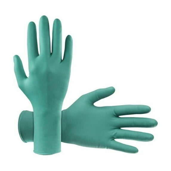 Sas Safety Chloroprene Disposable Gloves, Turquoise, Small 50Ct