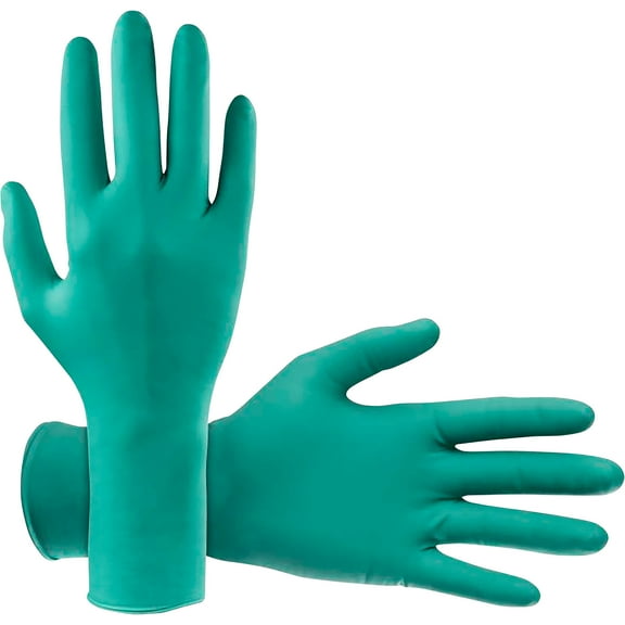 Sas Safety Chloroprene Disposable Gloves, Turquoise, X-Large 50Ct