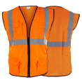 thumbnail image 1 of SAS Safety Class-2 Orange Surveyor's Vest, XL, 1 of 3