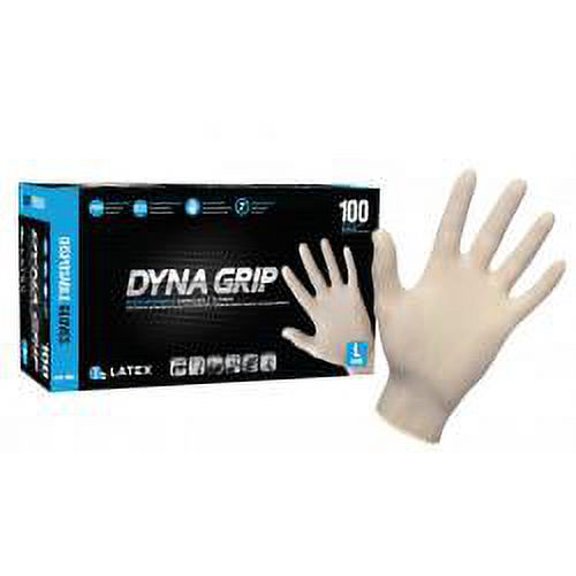 S A S SAFETY CORP SM DYNA GRIP PF 7 mil LATEX GLV