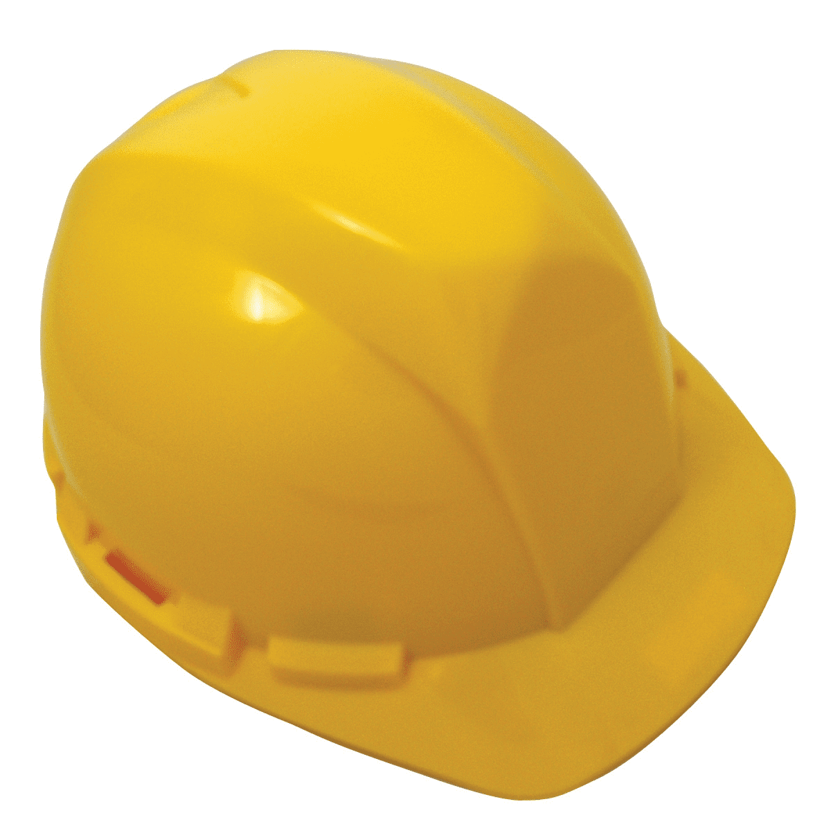 SAS Standard Hard Hat with 4-Point Adjustable Pinlock Suspension | Lightweight and Comfortable Protection for Construction | Complies with ANSI Z89.1, Type 1 Class G and E | Yellow