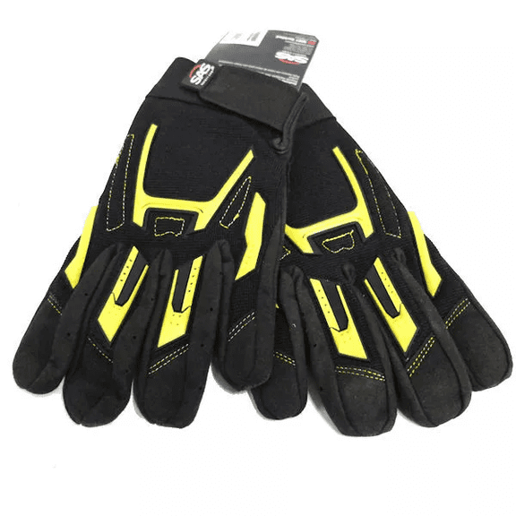 SAS Safety Resistant Grip Palm Gloves in Black - X-Large