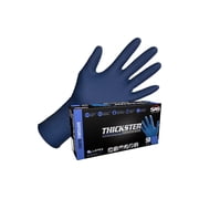 SAS Safety Thickster 6602-20 Powder-Free Latex Exam Gloves, 14 Mil, 12" Extended Cuff, Medium, 50/Box