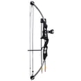 thumbnail image 1 of SAS Sergeant 55 Lb 29'' Compound Bow Package with 3-Pin Sight, Arrow Rest, Quiver, Arrows, Arm Guard and Finger Tab, 1 of 1