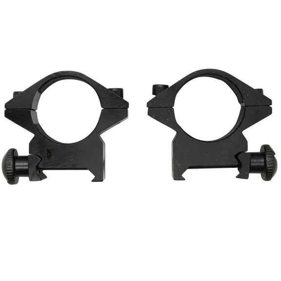 SAS Set of 2 - 1" Rifle Crossbow Scope Rings Aluminum Low-Profile