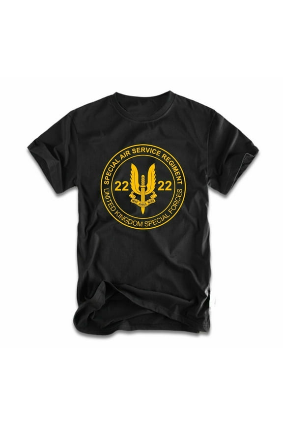 SAS Special Air Service T shirt British Forces Elite He Who Dares Wins