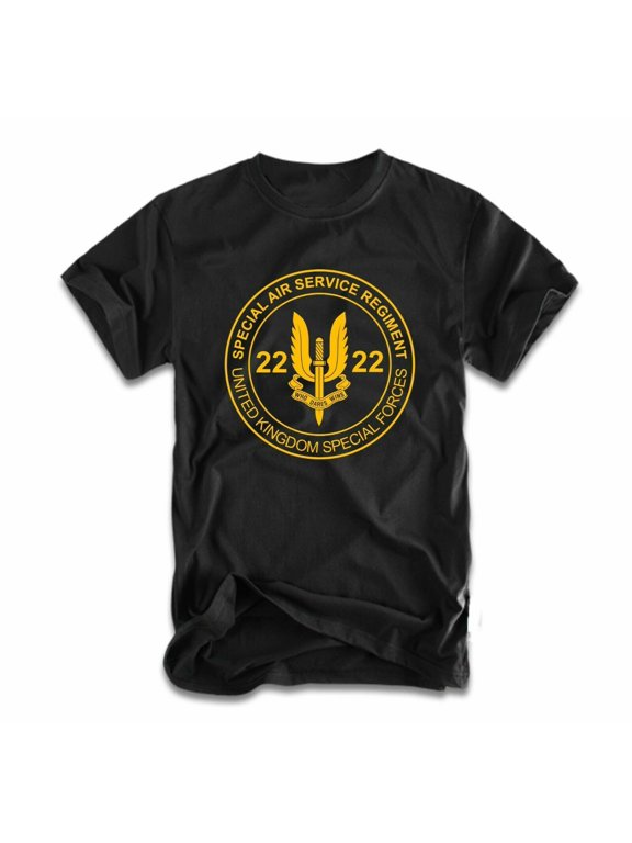 SAS Special Air Service T shirt British Forces Elite He Who Dares Wins