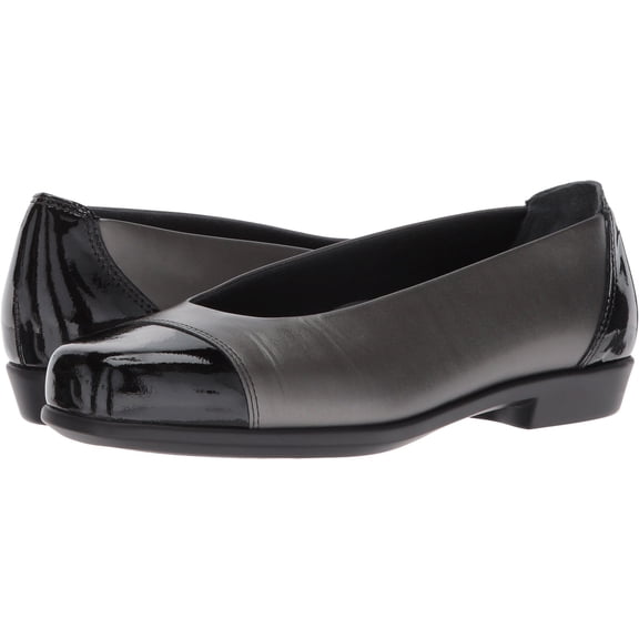 SAS Women's Coco Ballet Flat Graphite Leather 7 M