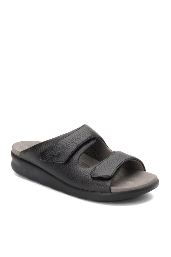 SAS Women's, Cozy Slide Sandal Black 7.5 W