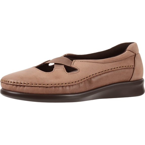 SAS Women's Crissy Slip On Flats, Praline Size 10 Narrow