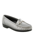 thumbnail image 1 of SAS Metro Women’s Slip On leather Loafer Shoes Pewter Silver, 1 of 7