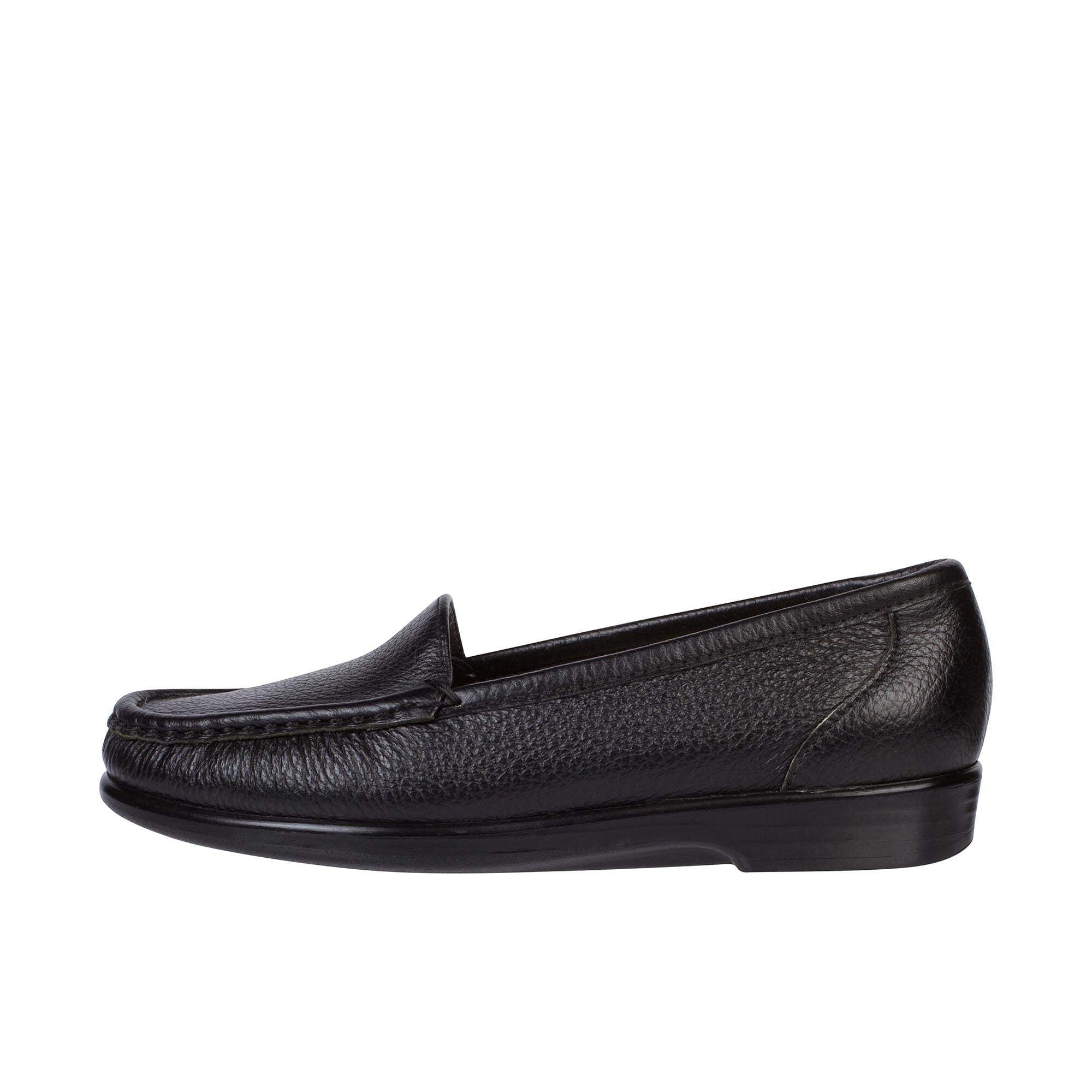 SAS Black Leather Loafers SAS Metro - Comfortable Women main image 2