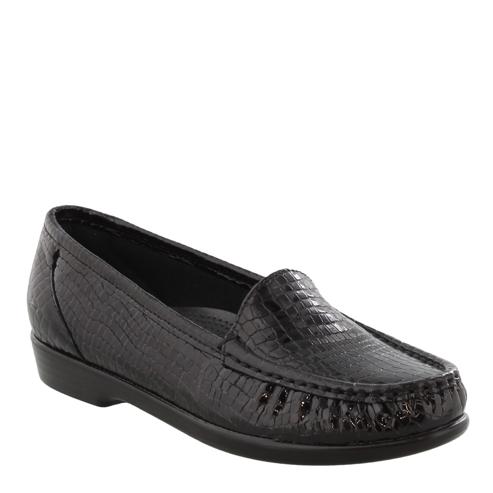 SAS Women's Viva Loafer – Pelle Premium Nero, Taglia 4.5 M, Plantare CoolStep E Suola Supersoft