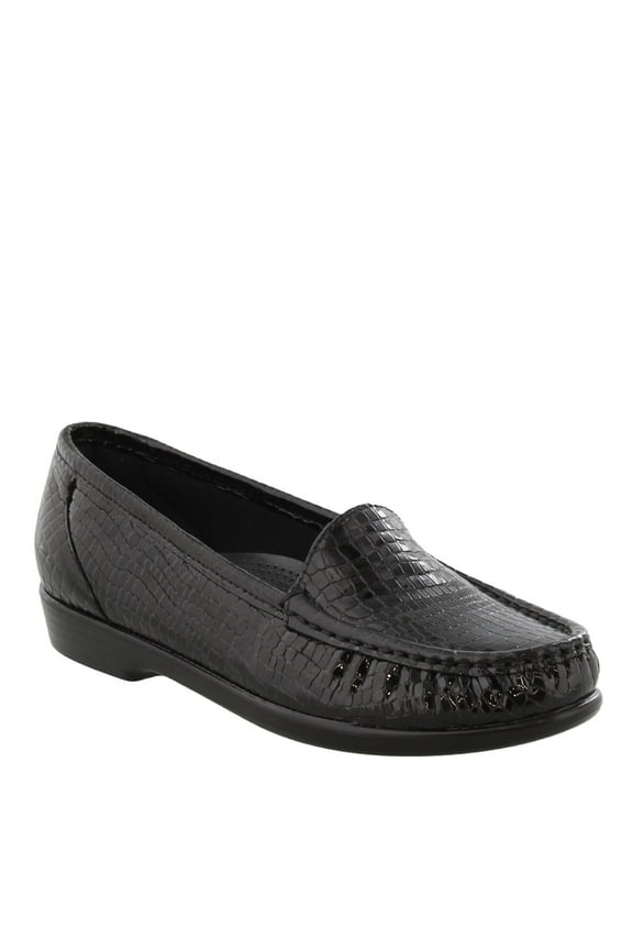 Women's, Simplify Loafer Black Croco 6.5 WW