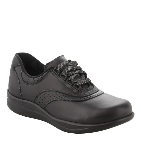 SAS Women's, Walk Easy Walking Shoe Black 8.5 WW