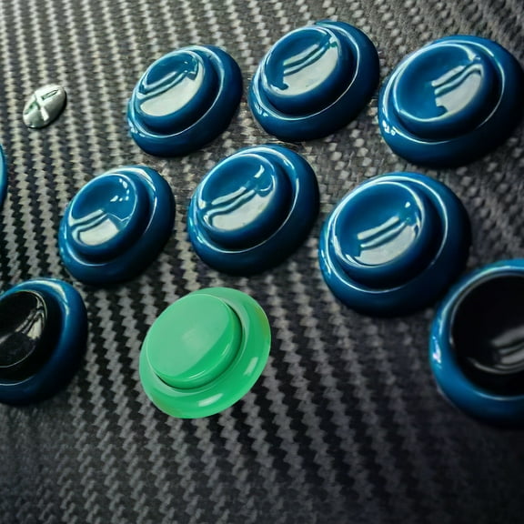 SASABAXI 12Pcs Game Push Button with Round Shape for Casual Gamers and Competitive Gamers