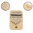 thumbnail image 1 of SASABAXI Kalimba Musical Instrument Maple 1Pack 4.72X2.95X1.57In, 1 of 8