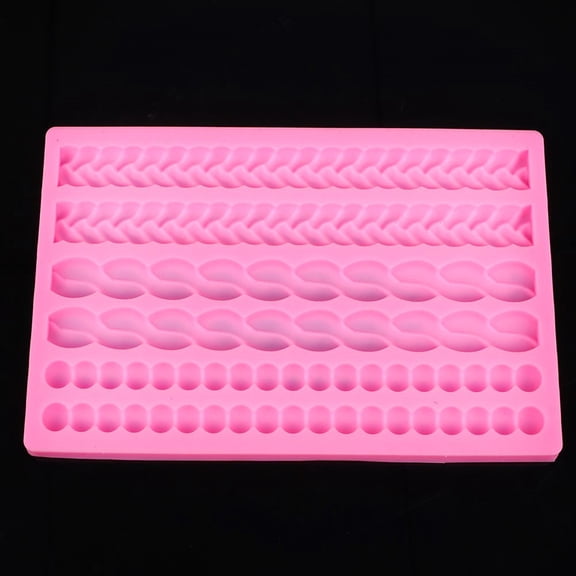 SASABAXI 1Set Pink Silicone Molds For Epoxy Resin And Baking Pearls Gems Shape Non-Stick Diy Tools