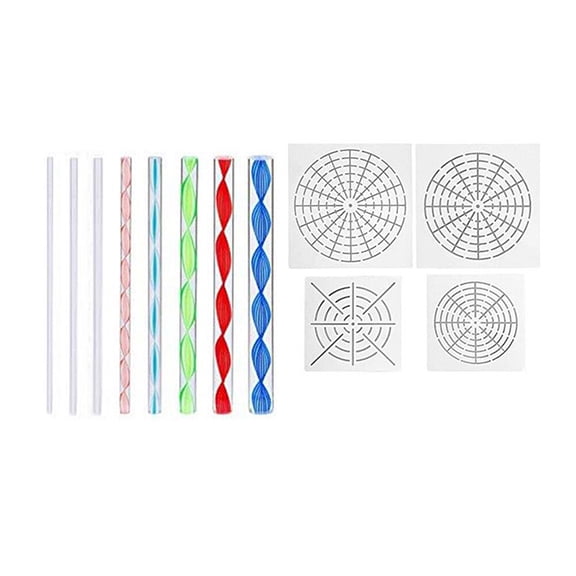 SASABAXI 25Pcs Dotting Pen Tool for with Double-Ended Metal Ball Rounded Tip Assorted Color