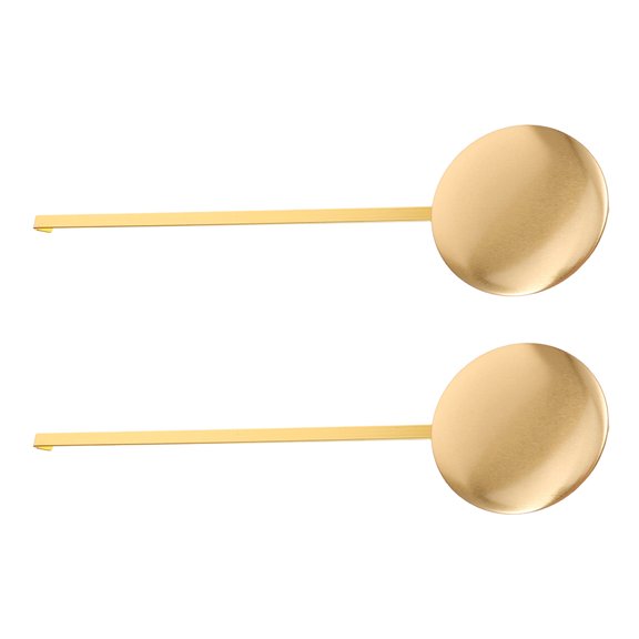 SASABAXI DIY Golden Iron Pendulum Clock Movement Accurate Quiet for Home Decor 2Pcs