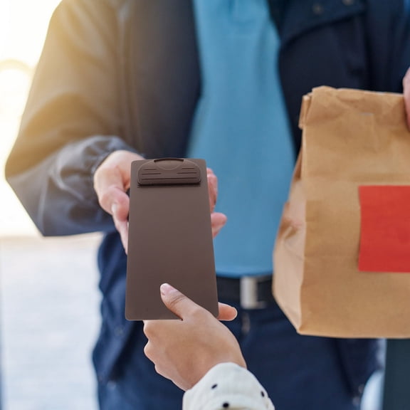 SASABAXI 2Pcs Guest Check Card Holders Rectangular Shape for Bars and Hotels