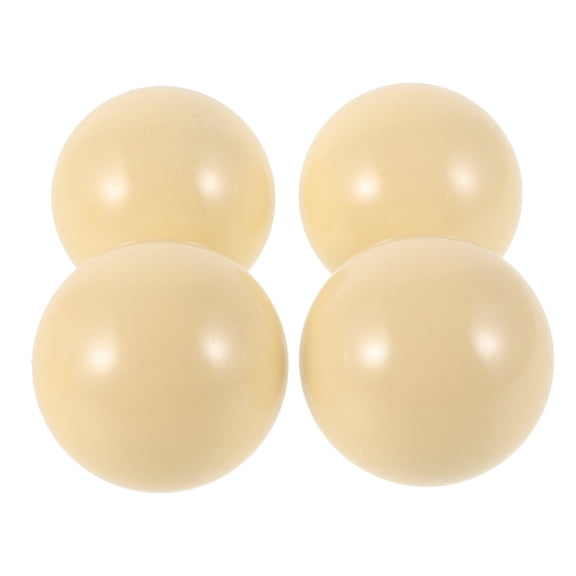 SASABAXI 4Pcs White Resin Balls for Billiard Training Equipment Use
