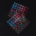 thumbnail image 1 of SASABAXI 6 Sheets Acrylic Colorful Rhinestone Stickers For Diy Craft Project And Decorative Use, 1 of 8