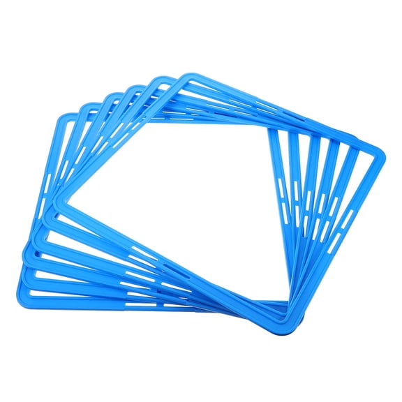 SASABAXI 6Pcs Blue PP Training Ring for Sensory Training in Football 16.85X16.85X0.27in