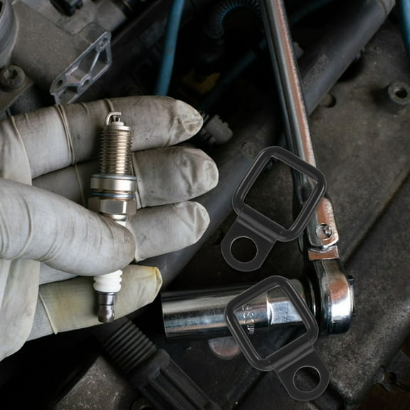 SASABAXI 8Pcs D Shape Metal D Rings for Vehicle Anchors Trailer Tie Downs Rv Tie Down Anchors 2x1.2x0.2in