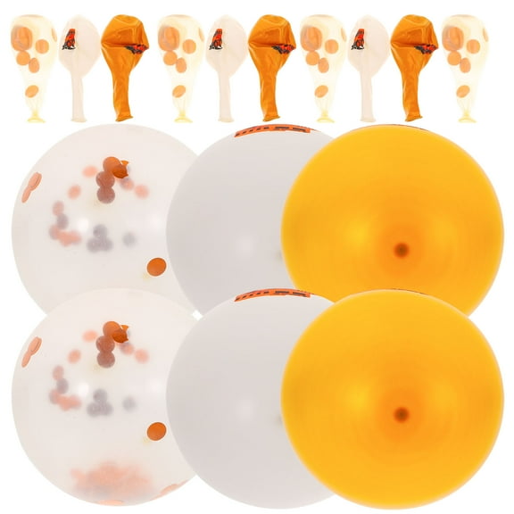 SASABAXI Back to School Bus Printing Balloons 12Inch Reusable for Classroom Party 15Pcs