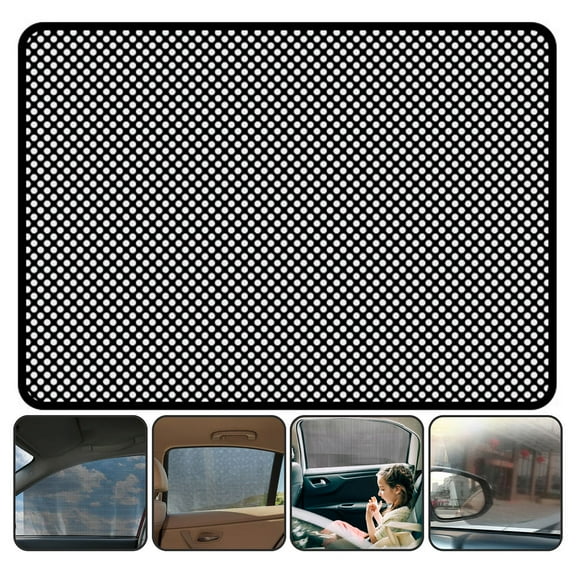 SASABAXI Car Window Privacy Film Black Rectangular for Car Accessories Privacy Protection