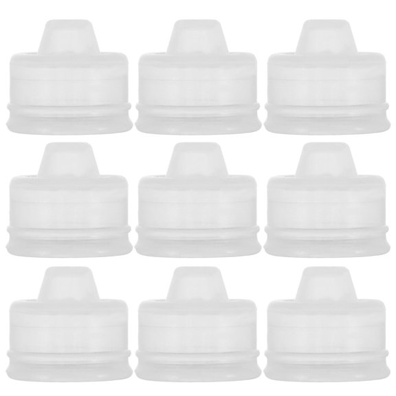 SASABAXI Pressure Cooker Gasket Seals 10Set Floater Valve Silicone Rings For Cooking Maintenance White