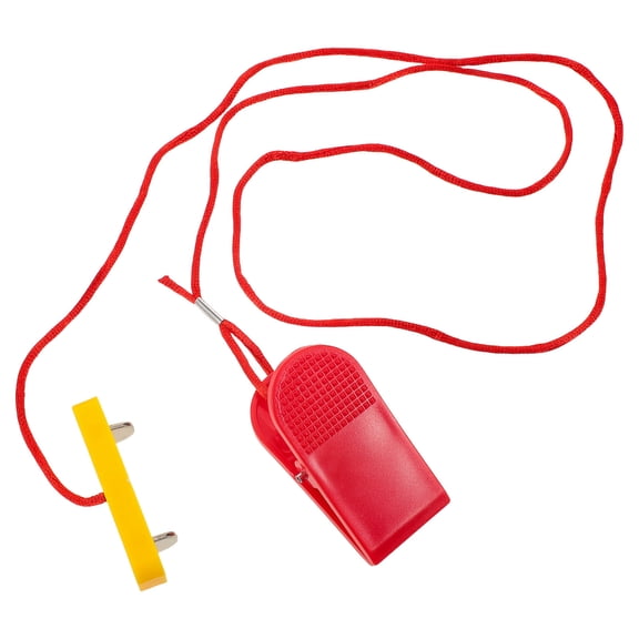 SASABAXI Red Emergency Stop Start Button for Treadmill with Dual Prong Design and Universal Compatibility