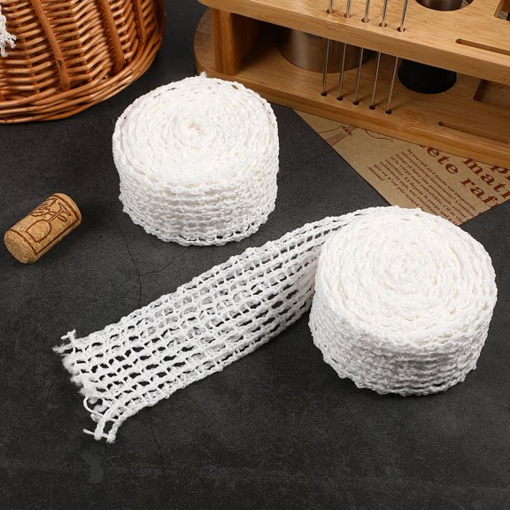 SASABAXI White Elastic Meat Netting Roll for Sausage Mesh Casing and Meat Storage Or Hanging