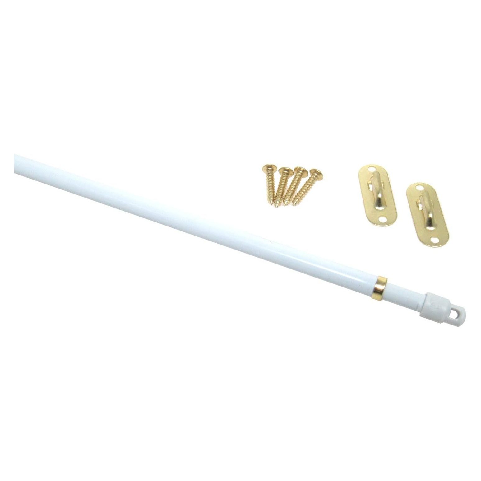 SASH CURTAIN ROD FOR DOOR PANELS 830 20" TO 36"